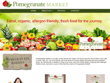 Tablet Screenshot of pomegranatemarkets.com